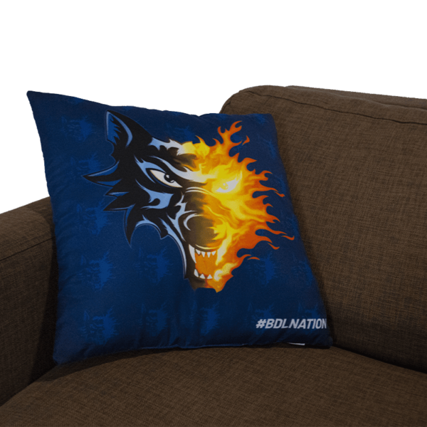 Coussin bleu