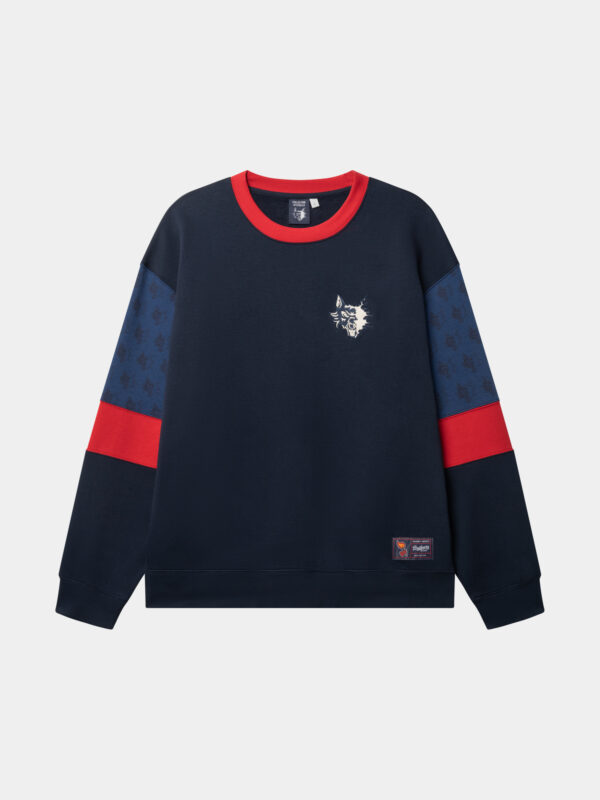 sweat col rond block relax