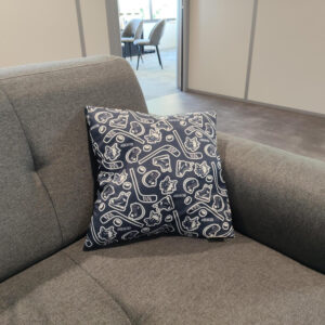 Coussin bleu BDL